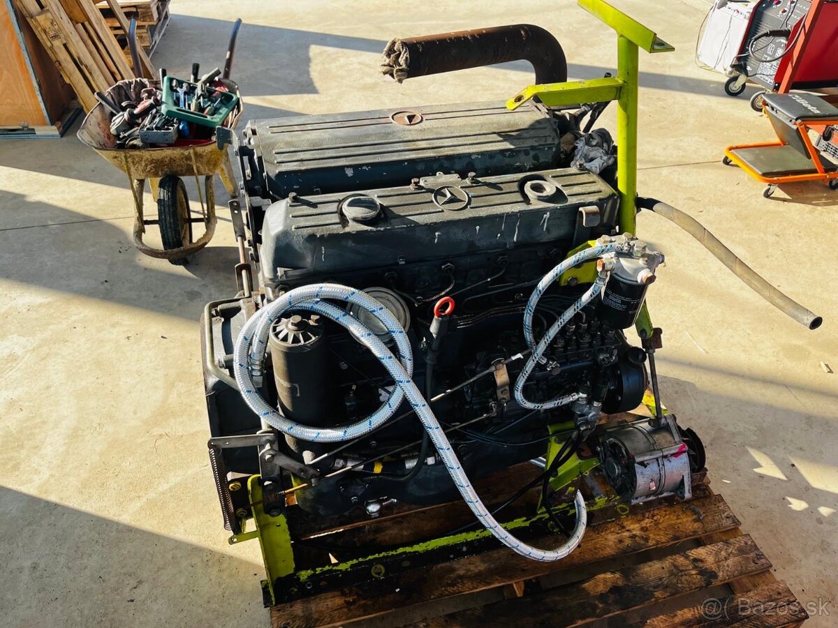 Claas mega 204-208 motor Mercedes OM366 - 2