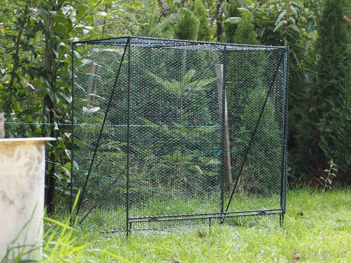 🐦Veľká klietka pre drobné vtáctvo - 100×100×50cm, zachovalá - 2