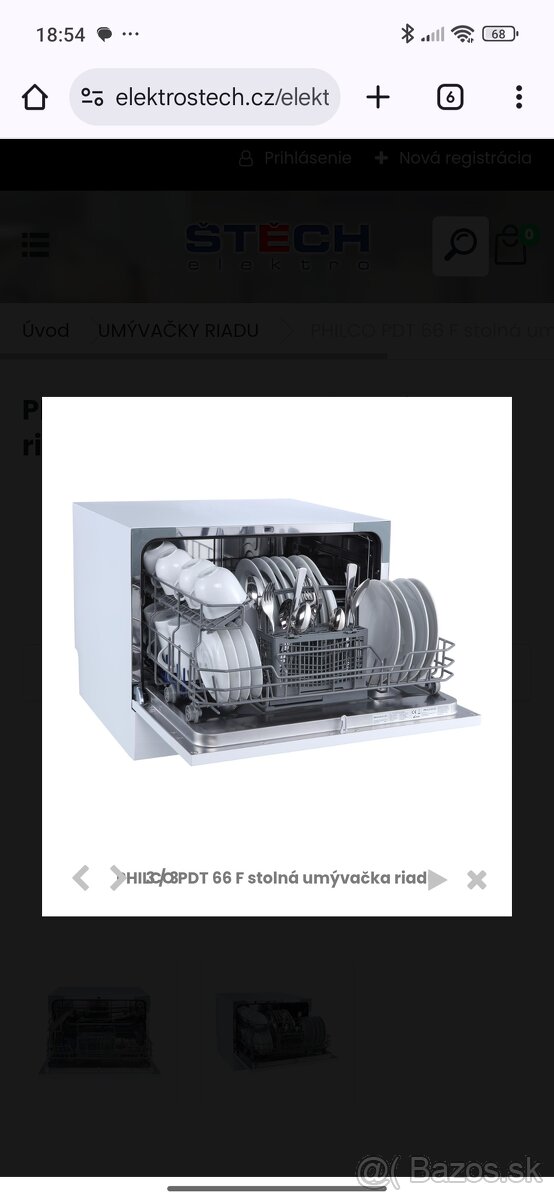 Umývačka riadu -nová - 2