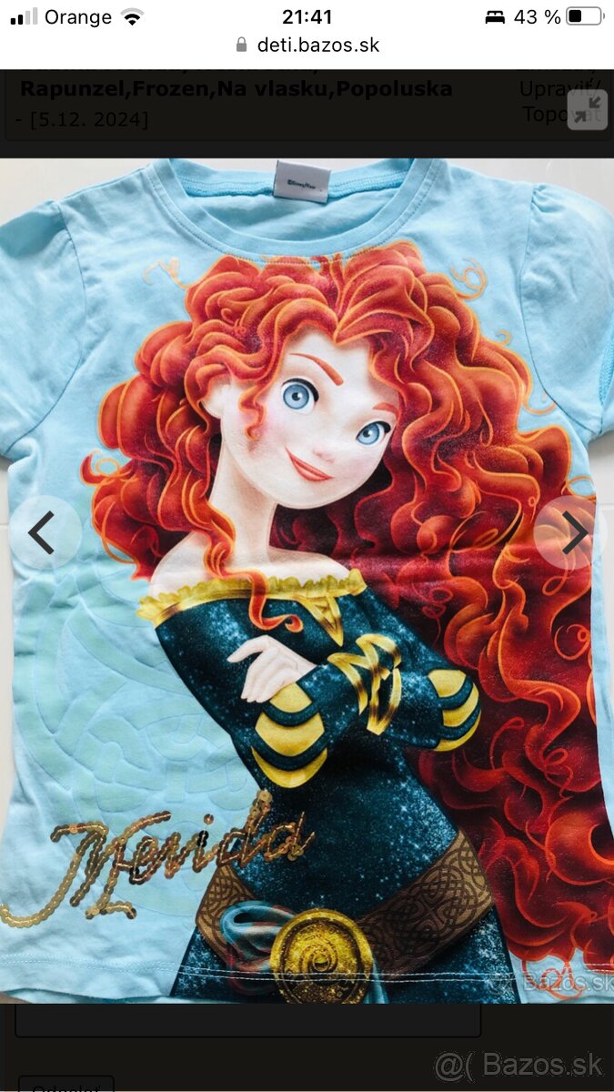 Babika Merida/Neskrotna, Rapunzel,Frozen,Na vlasku,Popoluska - 2