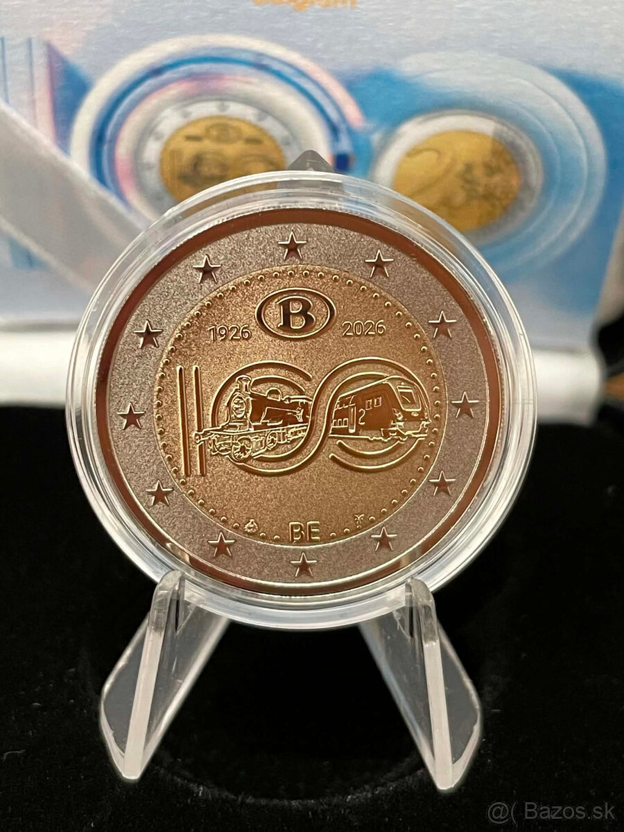 2€ Belgicko 2026 - reverse proof - 2