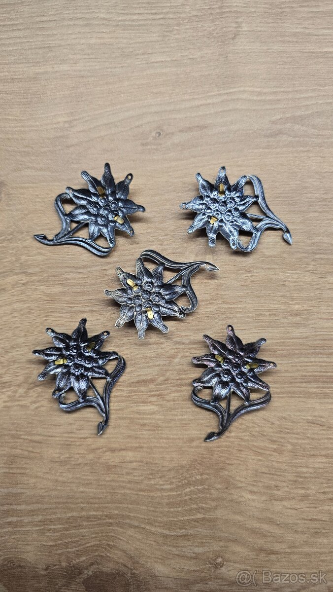 Edelweiss - odznak na čiapku - 2
