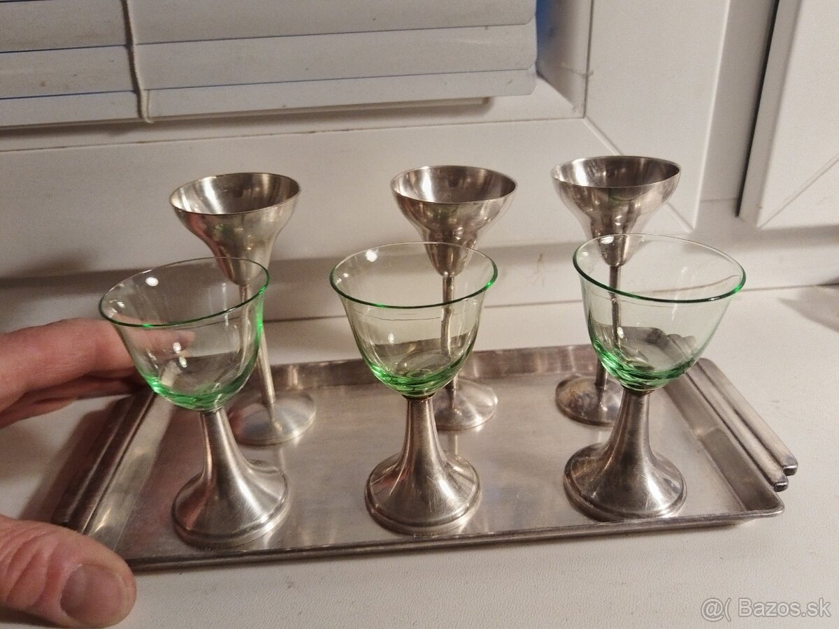 Štamperlíky z postriebrenej alpaky - 2