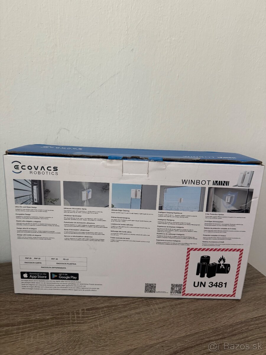 Nový Robotický čistič okien ECOVACS WINBOT MINI - 2