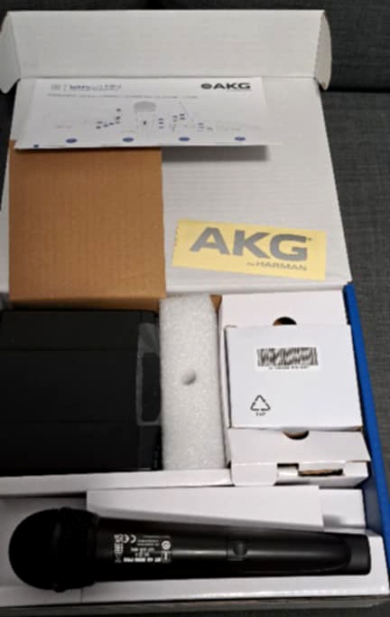 Predám novy AKG WMS40 MINI Vocal Bezdrôtový set US25A: 537.5 - 2