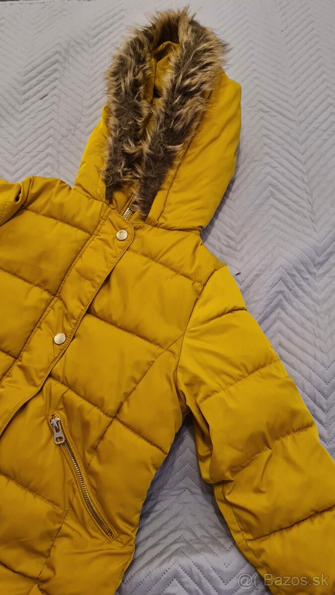 Dievčenská zimná bunda Zara, veľ. 122/128 - 2