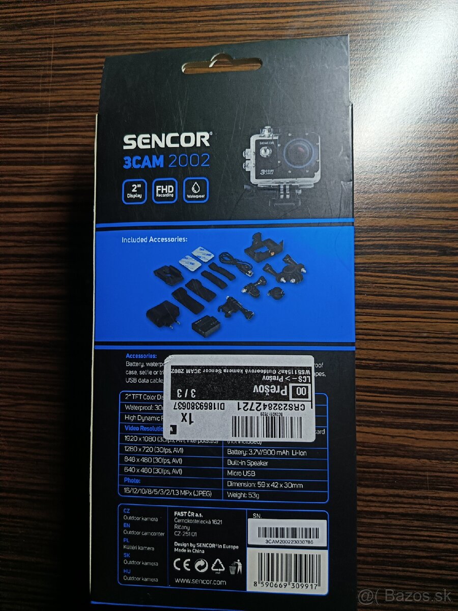 Sencor 3CAM 2002 - 2