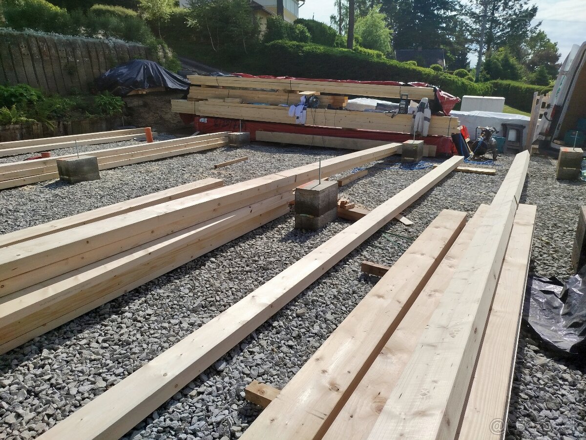 KVH hranoli, stavebné rezivo - 2