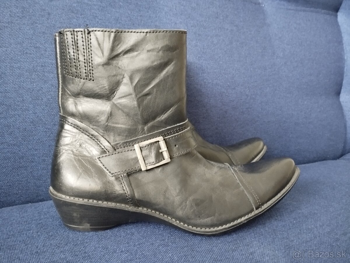 Kožené westernové čižmy - 2