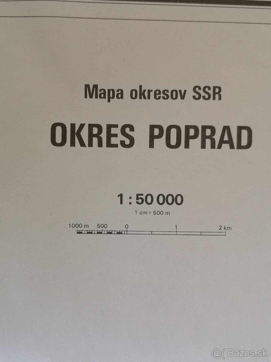 3 Mapy okres Poprad 1969-1984-1989 - 2
