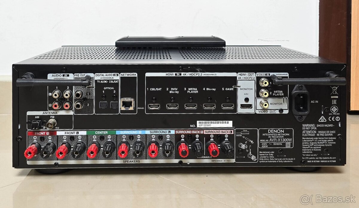 DENON AVR-X1300W / Wi-Fi Bluetooth Dolby Atmos - 2
