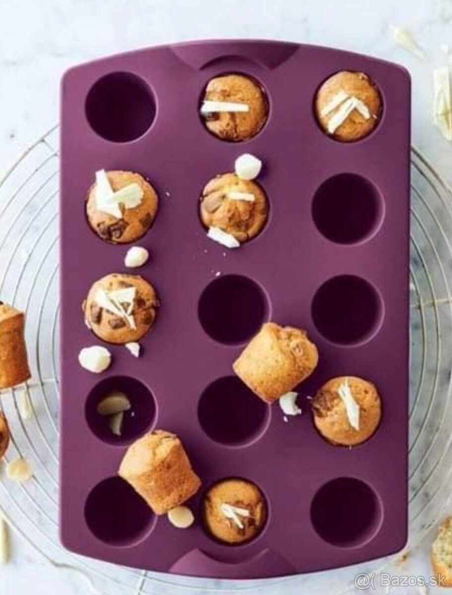 Tupperware - Silikónová forma na pečenie - mini muffiny - 2