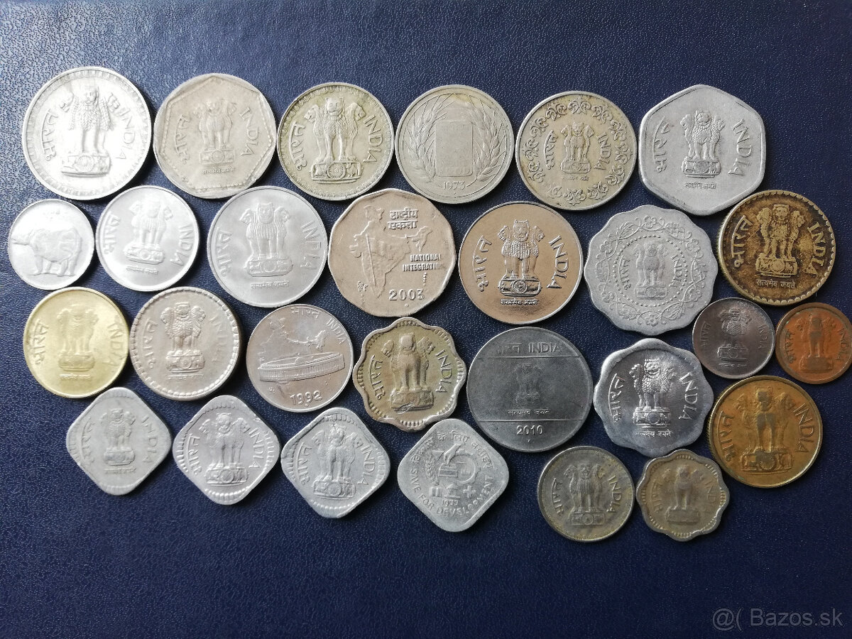 mince India,Indonézia,Izrael - 2