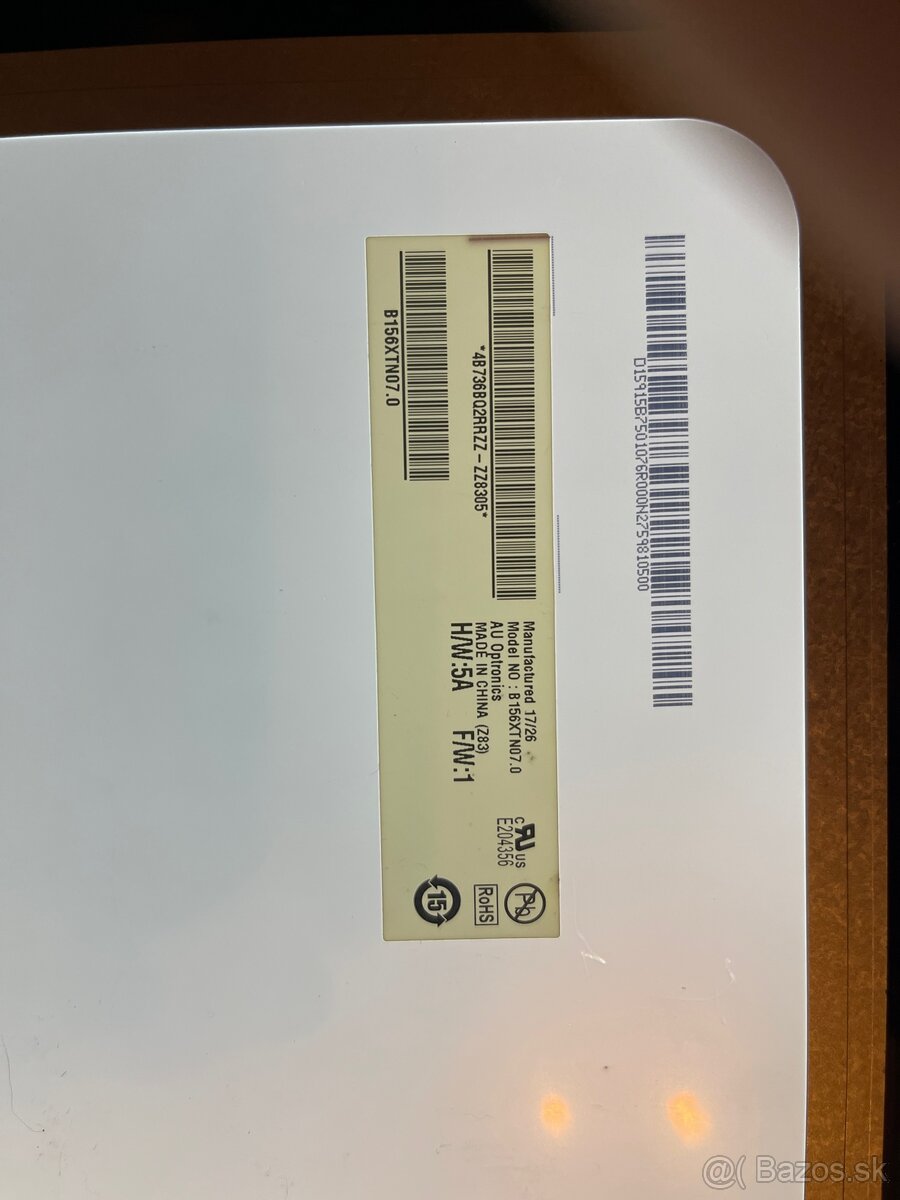 LCD panel B156XTN07.0 - 2