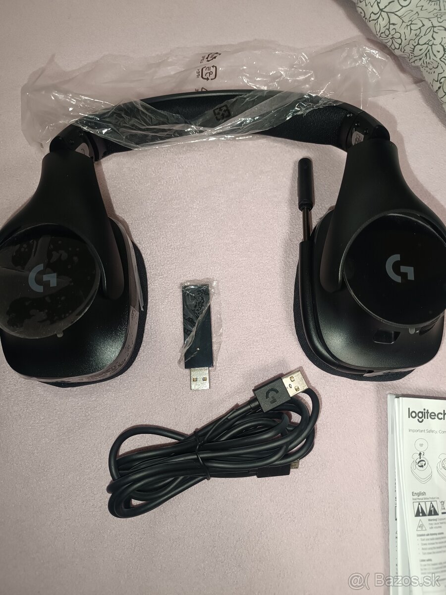 Herne sluchatka bezdrotove Logitech G533 - 2