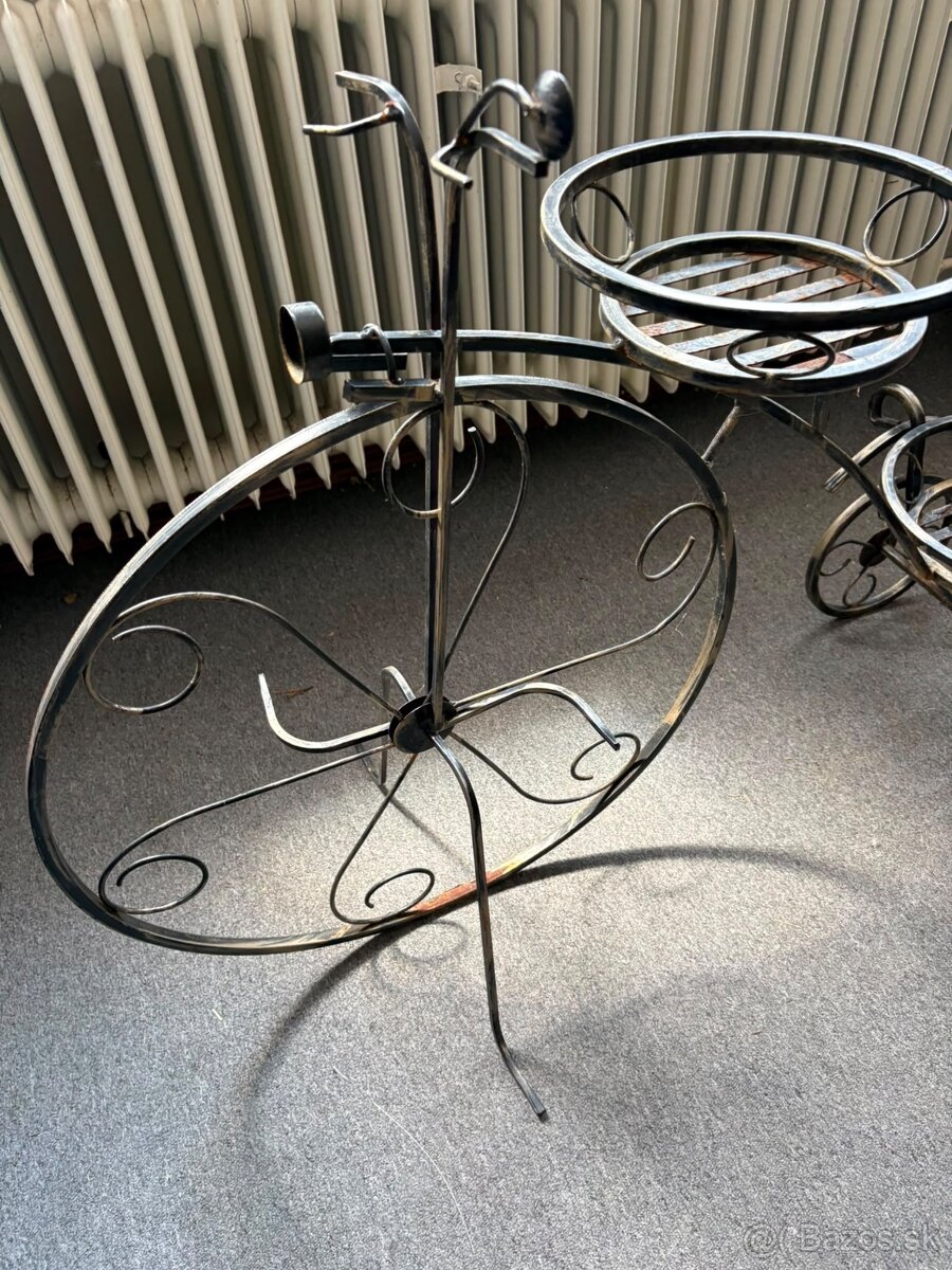 Bicykel stojan na kvety - 2