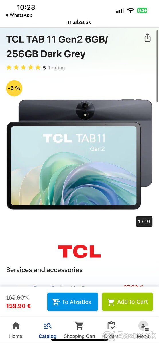 TCL tablet 1 x použitý - 2