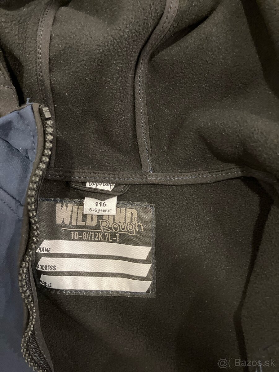 Chlapčenská softšelová bunda 116 - 2