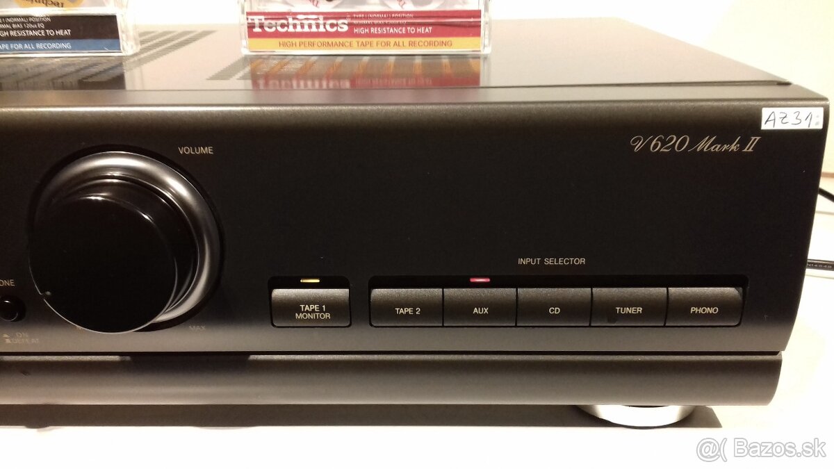 190W zosilnovac TECHNICS SU-V620 Mark 2, vyroba JAPAN, AZ31 - 2