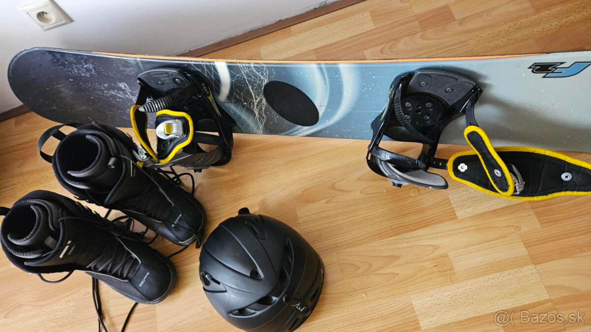 set snowboard F2 Glide, viazanie K2, topánky, prilba - 2