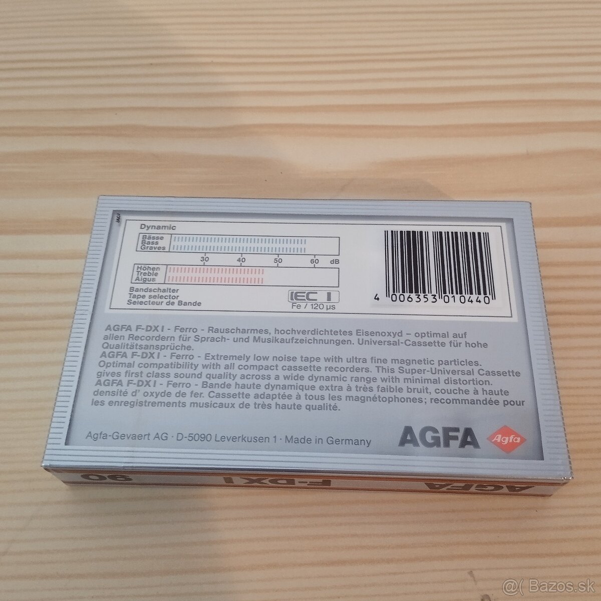 Audiokazety AGFA- F-DX l 90 - 2