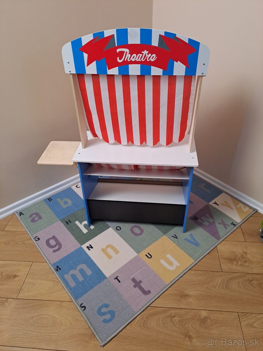 Detské divadielko / obchodík + koberec (výborný stav) - 2