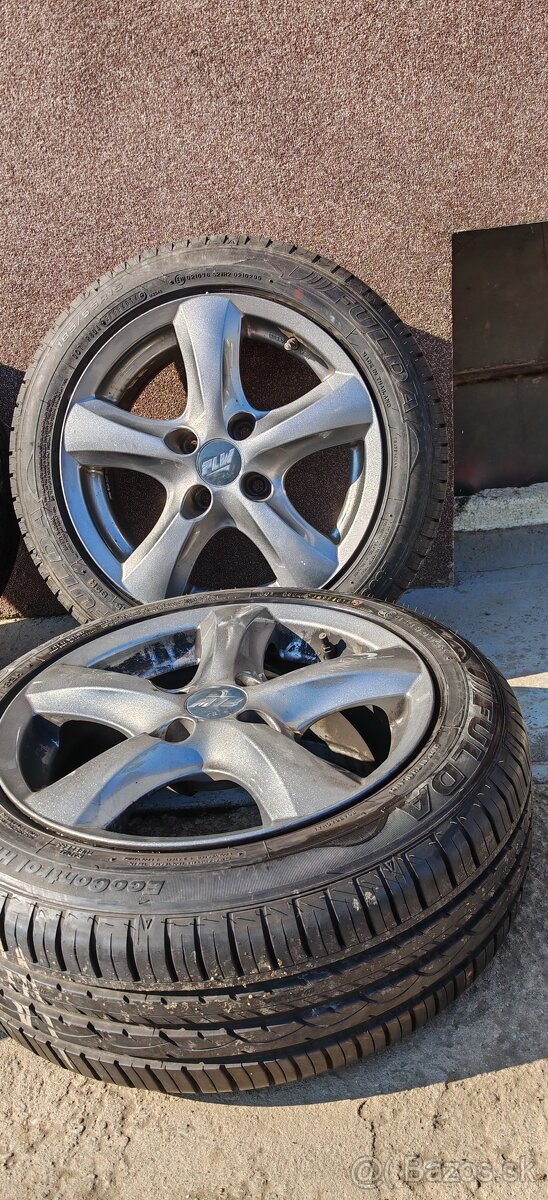 ALU 4x100 a letné Fulda 185/55 R15 - 2