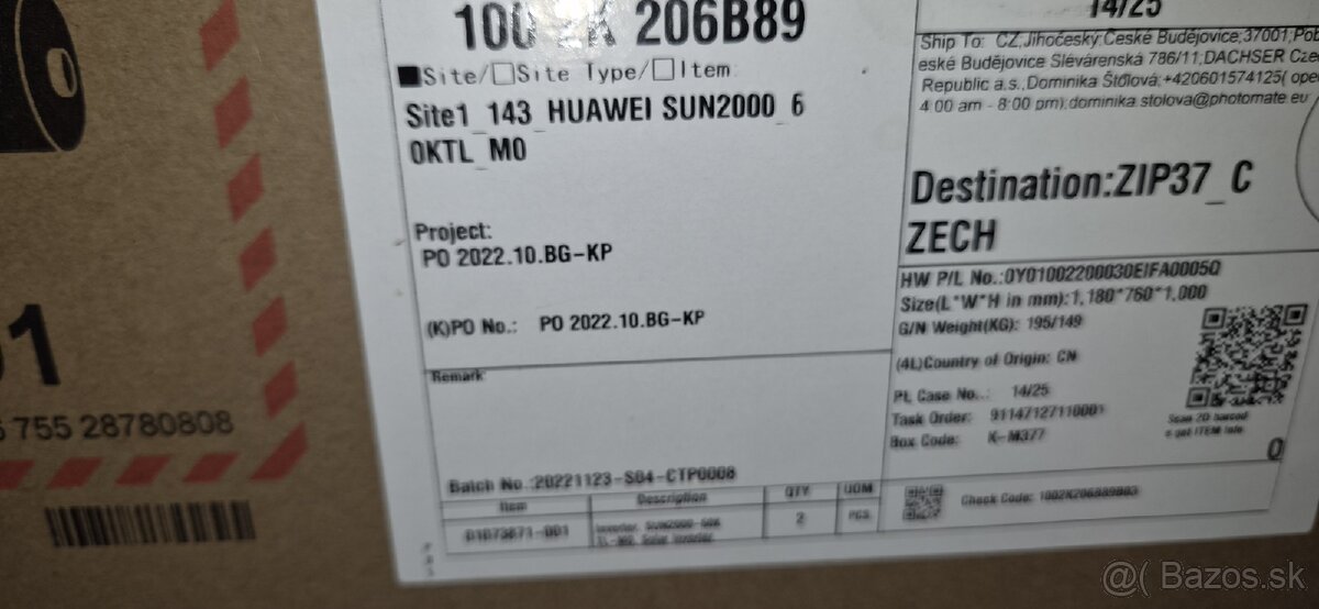 Menic huawei 60ktl novy - 2