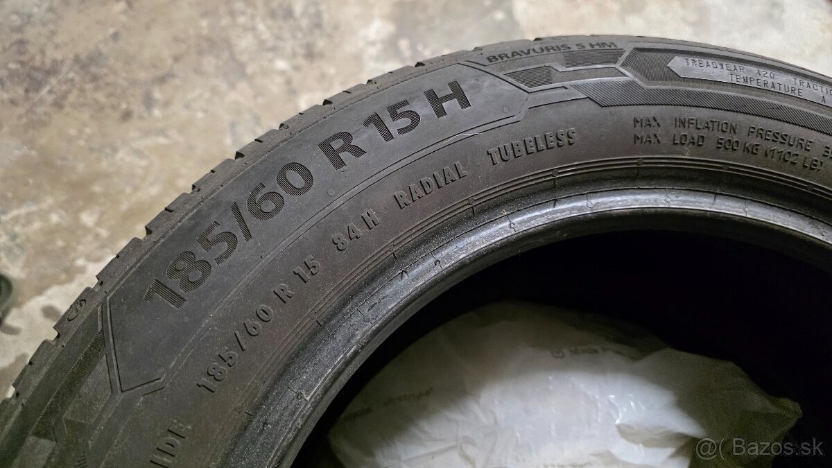 Letné pneumatiky 185/60 R15 - 2