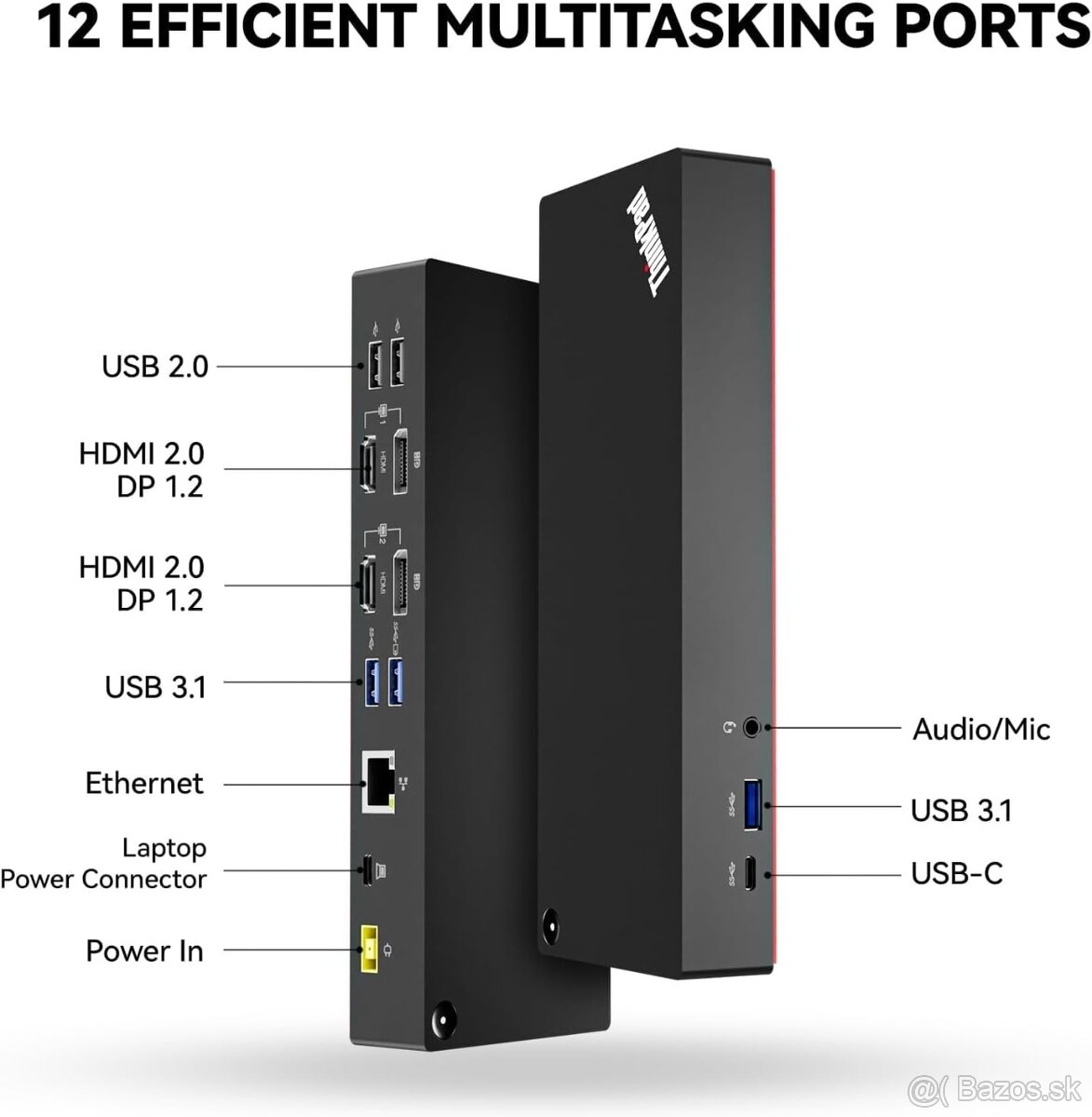 Lenovo ThinkPad Hybrid USB-C with USB-A Dock (40AF0135EU) - 2