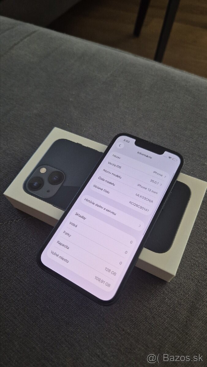 Apple iphone 13 mini 128gb cierny - 2