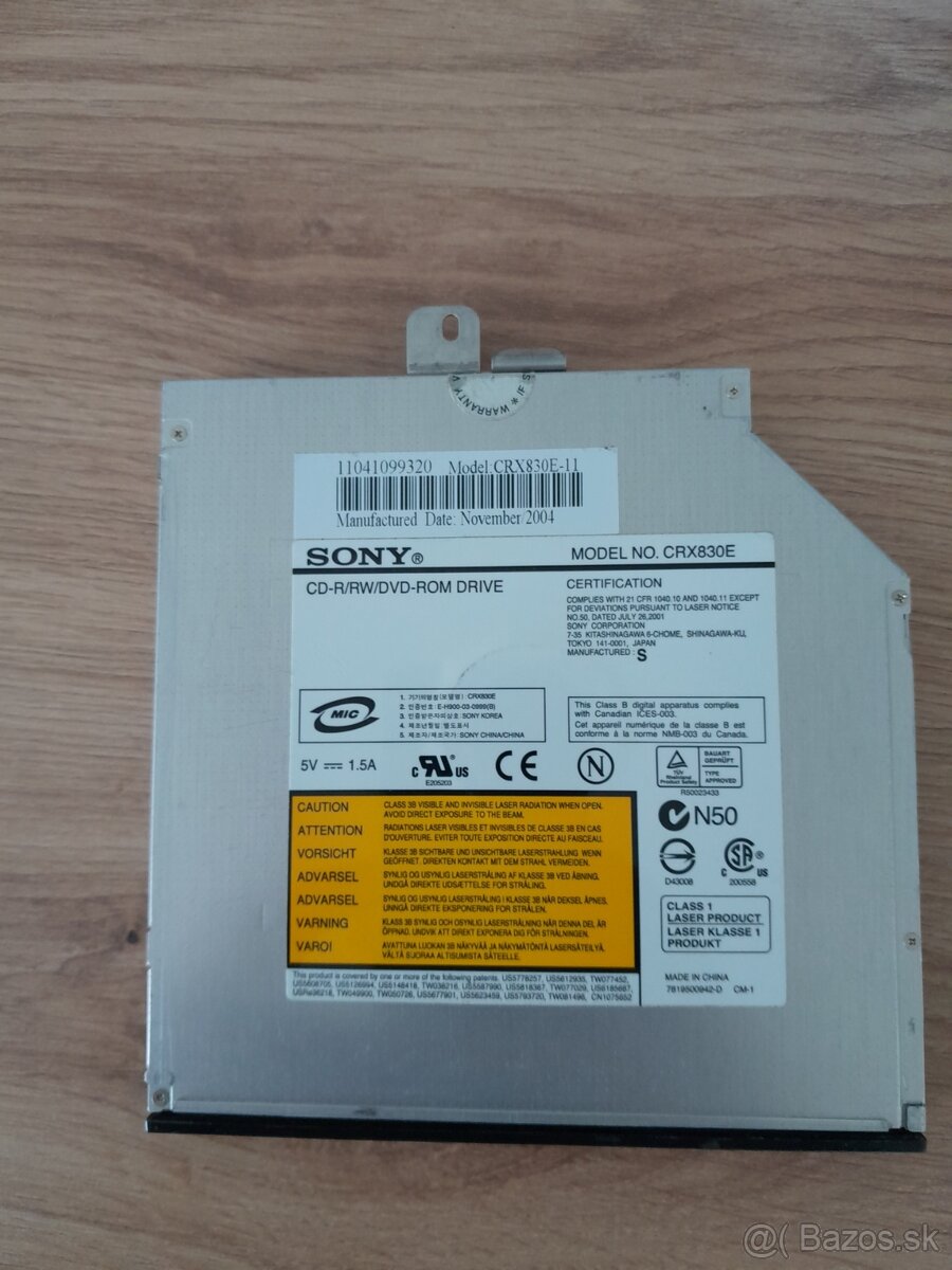 Predám DVD mechaniky do notebookov Hewlett-Packard , SON - 2