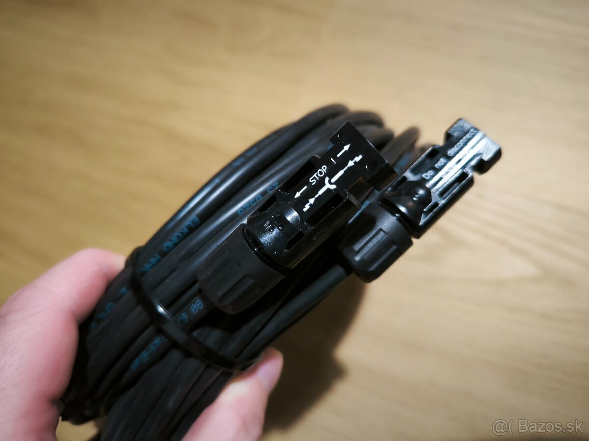 Predám Solárny kábel predlžovací MC4 10 m - 2