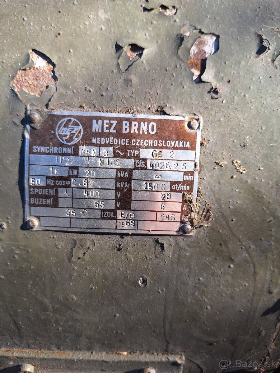 Generátor v3s 18kw - 2