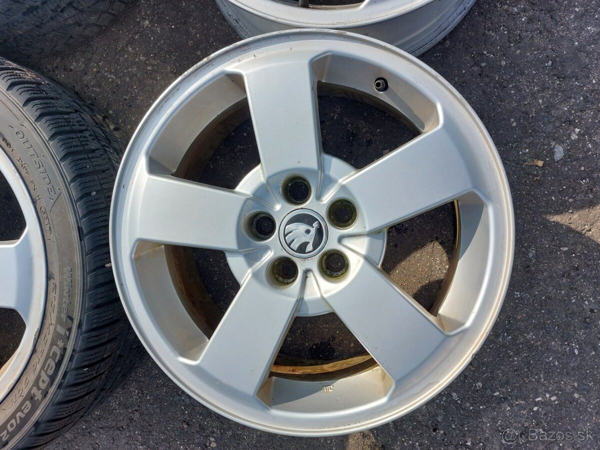 ELEKTRÓNY ŠKODA R16 5X100 6,5JX16 ET42 1U0601025M - 2