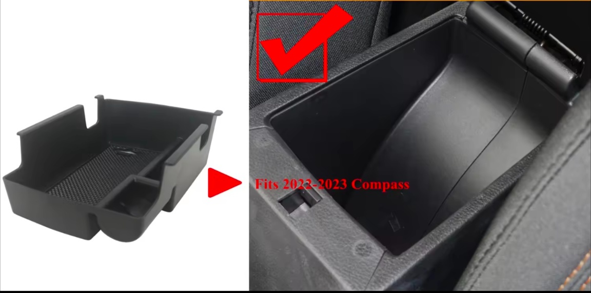 Priehradka do laktovej konzoly Jeep Compass - 2