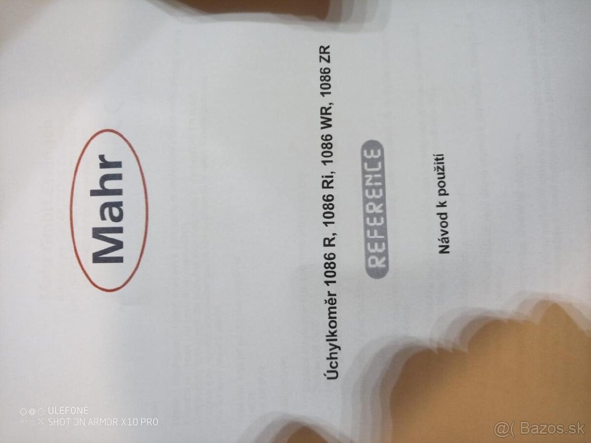 Přípravek pro měření rádiusů - 2