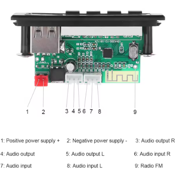 Mini FM bluetooth stereo modul- nové - 2
