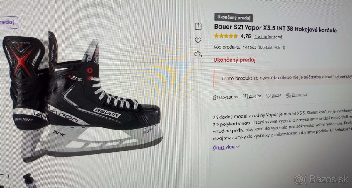 Detské korčule Bauer Vapor - 2