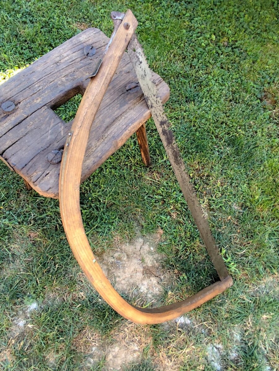 starožitná píla na drevo - 2