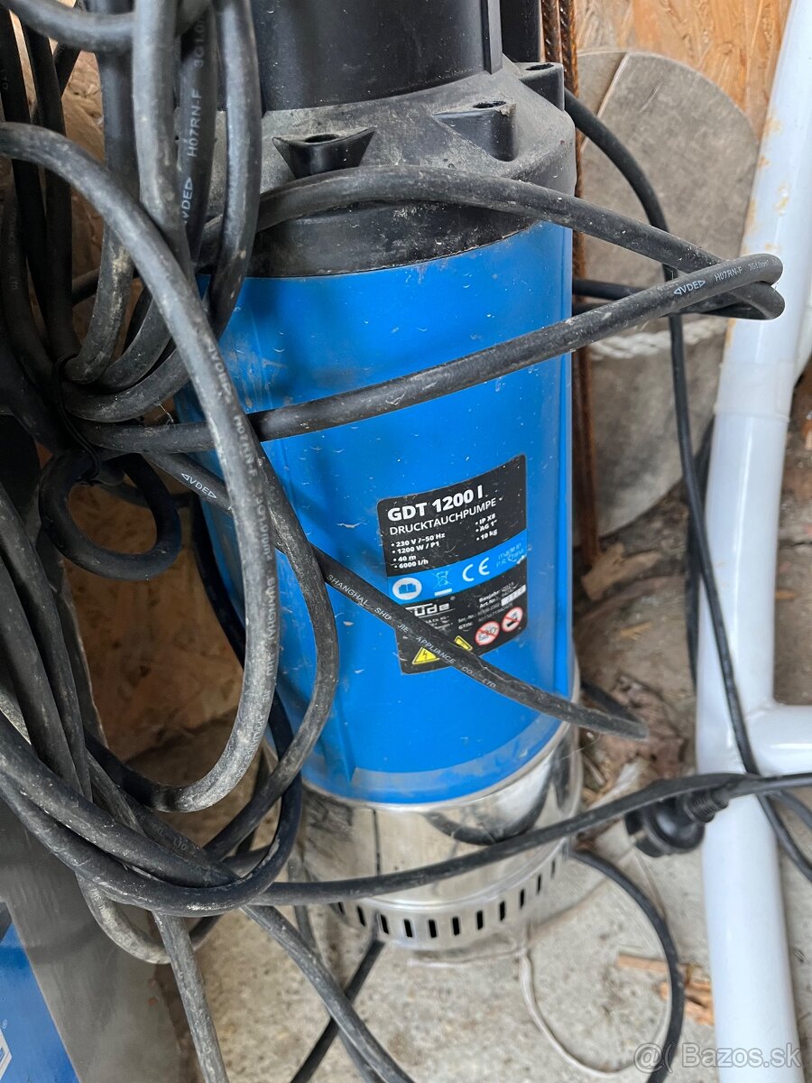 Čerpadlo Güde (gude) GDT 1000 l - vyhadzuje poistky - 2