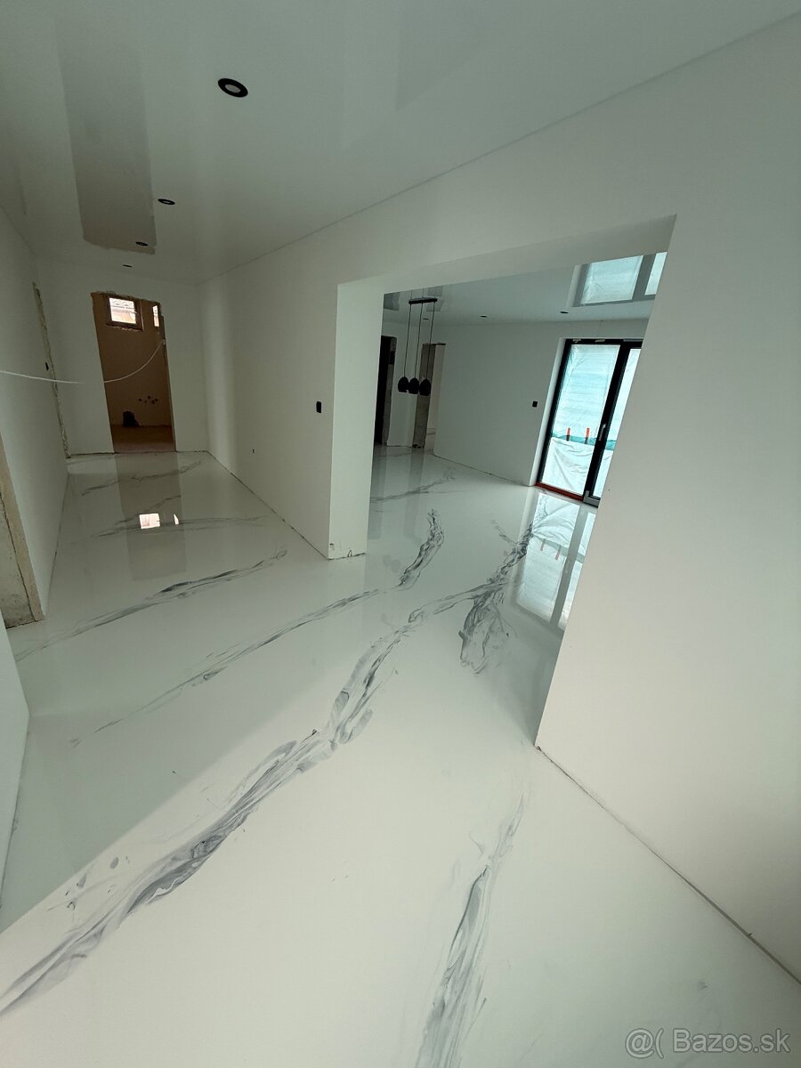 Mikrocement, liate podlahy - 2