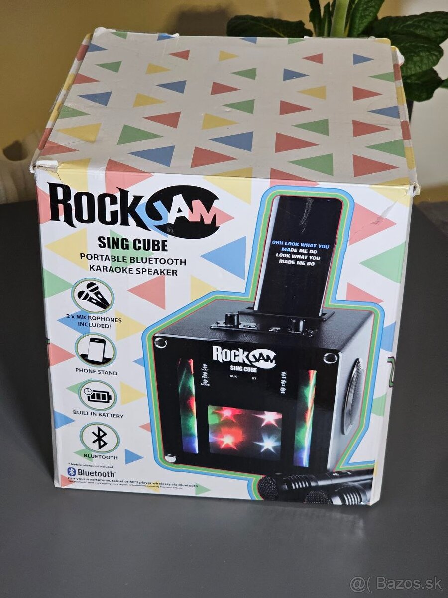 RockJam RJSC01-BK Singcube Bluetooth karaoke systém - 2