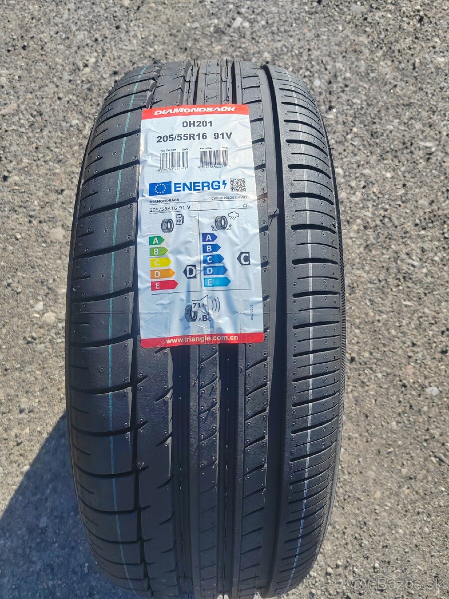 Letné pneu DIAMONDBACK 205/55 r16 - nové - 2