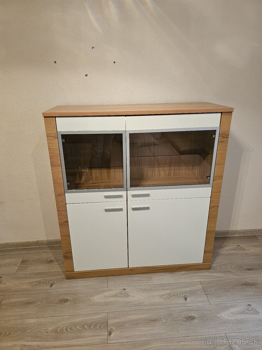 Obývacia stena pod televízor+vitrína - 2