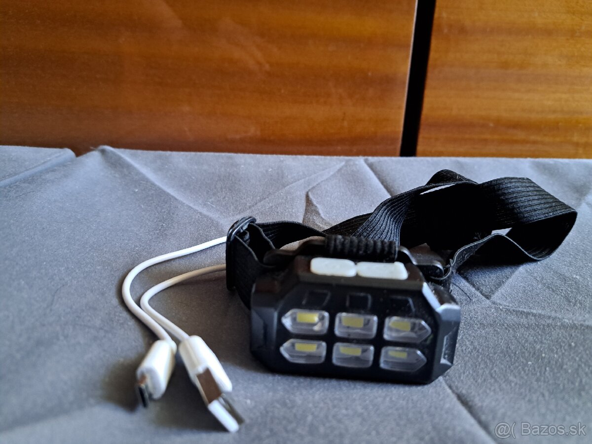 LED nabíjateľná čelovka
Cena: 8 € - 2