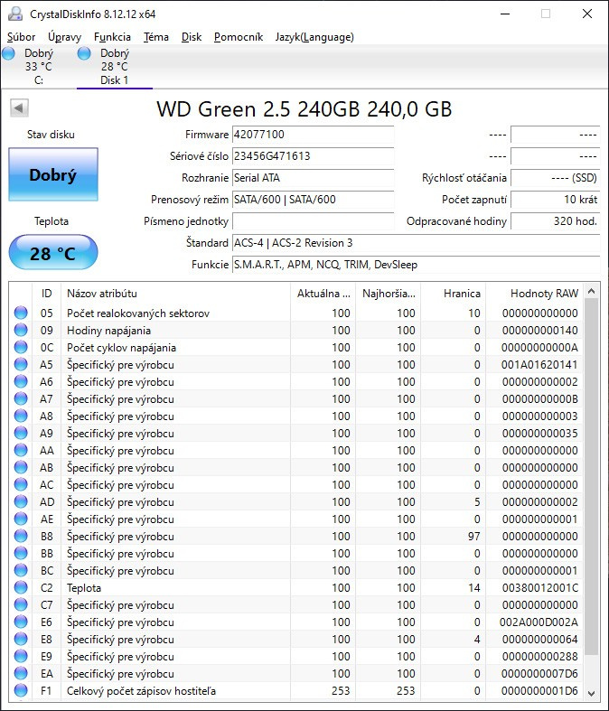 2.5" SSD Western Digital Green - 240GB - 2