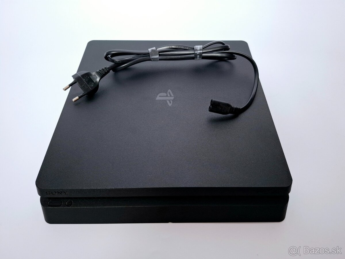 PS4 Slim 500GB - SYSTÉMOVÝ SOFTVÉR 8.03 + 2 ovládače - 2