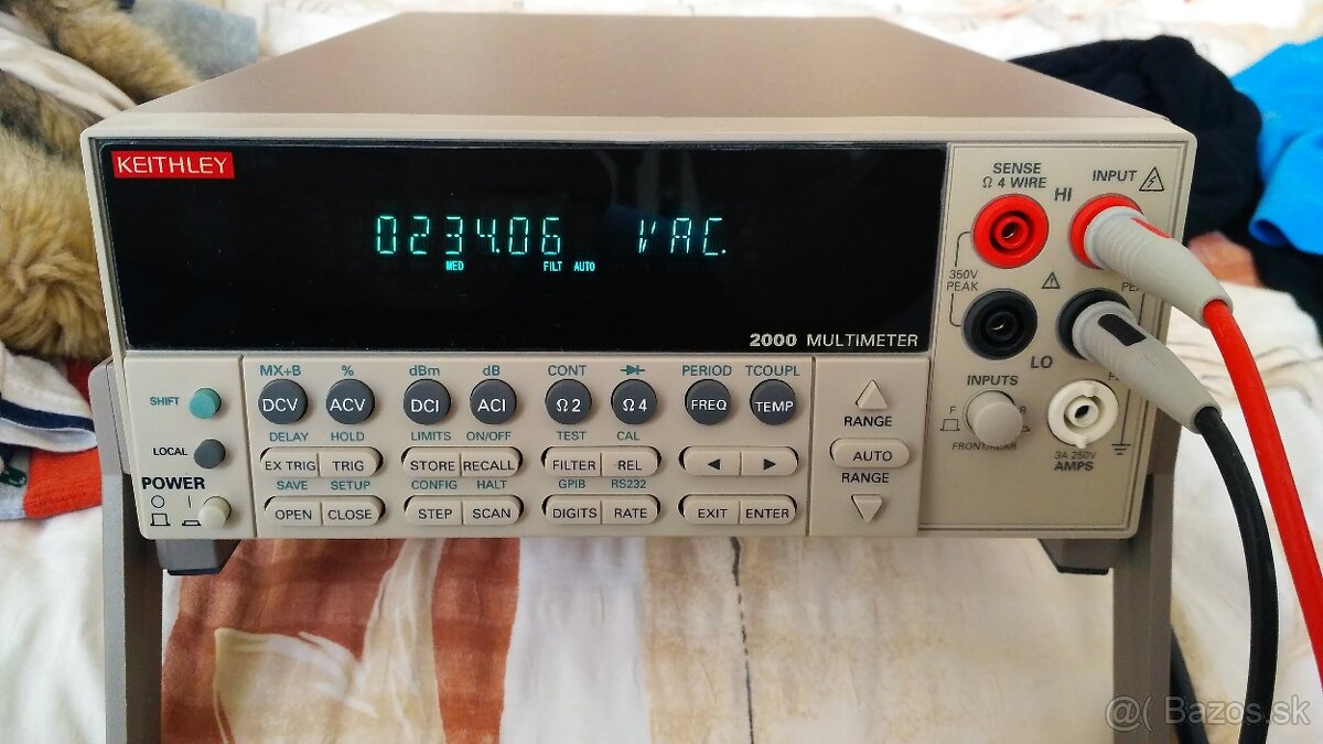 Digitálny stolný multimeter Keithley 2000 6+1/2 miestny - 2