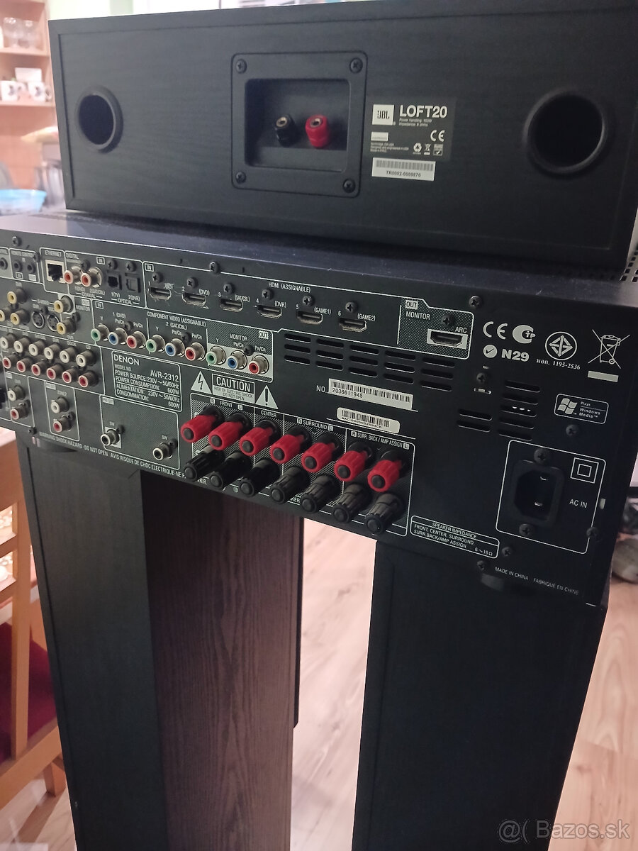 DENON 7,1+reproduktory - 2
